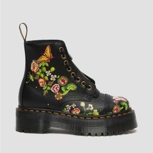 Doc Marten’s Sinclair Floral Bloom Size 8 Boots